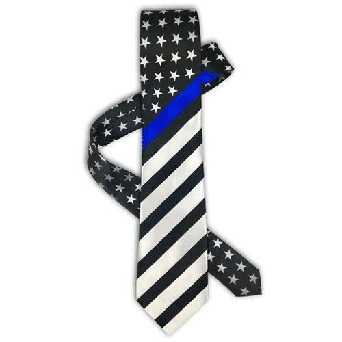 Thin Blue Line - Thin Red Line - Thin Silver Line Flag Tie