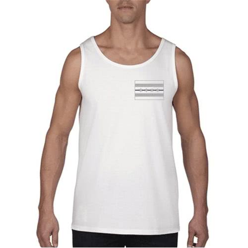 Thin Blue Line Tank - Chicago Thin Blue Line Flag - Tank Tops