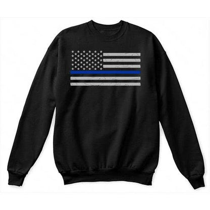 Thin Blue Line Classic Crew Neck Sweatshirt