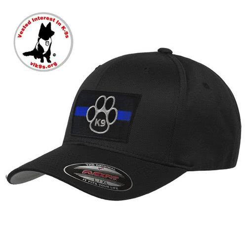 Thin Blue Line FlexFit Dual American Flag Ball Cap