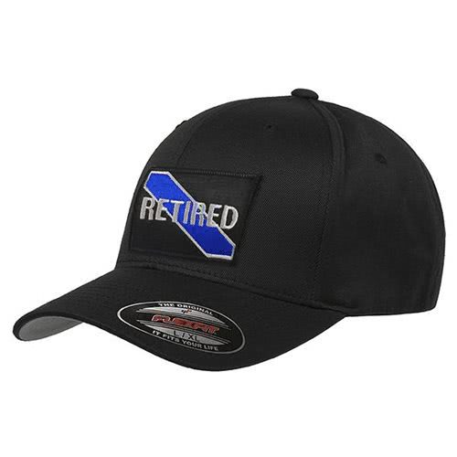Thin Blue Line FlexFit Dual American Flag Ball Cap