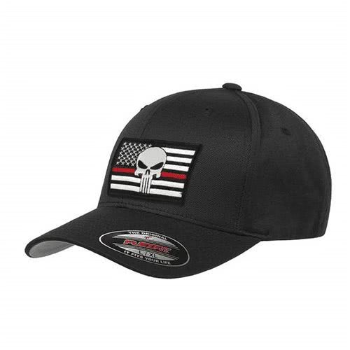 Thin Blue Line FlexFit Dual American Flag Ball Cap