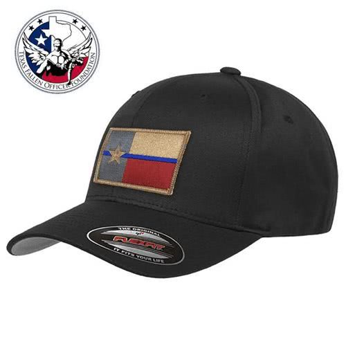 Thin Blue Line FlexFit Dual American Flag Ball Cap