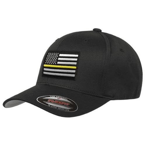 Thin Blue Line FlexFit Dual American Flag Ball Cap