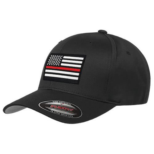 Thin Blue Line FlexFit Dual American Flag Ball Cap
