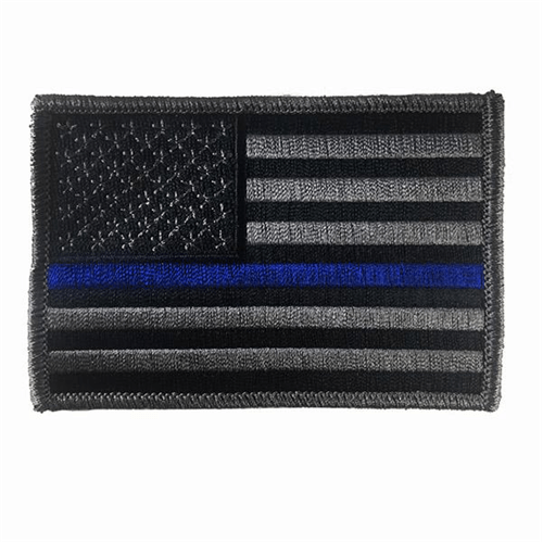 Thin Blue Line Public Safety Flag Patches Thin Blue/Red/Silver/Gold Line