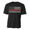 Thin Blue Line/Thin Red Line Performance Men's T-Shirt - Classic