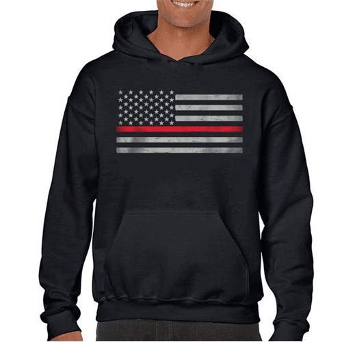 Classic Thin Red Line Men's Hoodie