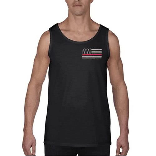Thin Red Line American Flag Tank Top
