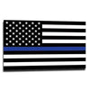 Thin Blue Line American Flag Sticker - 2.5 x 4.5 Inches - Clothing &amp; Accessories