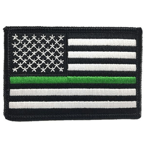 Thin Blue Line Public Safety Flag Patches Thin Blue/Red/Silver/Gold Line