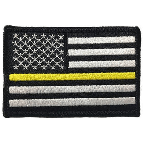 Thin Blue Line Public Safety Flag Patches Thin Blue/Red/Silver/Gold Line