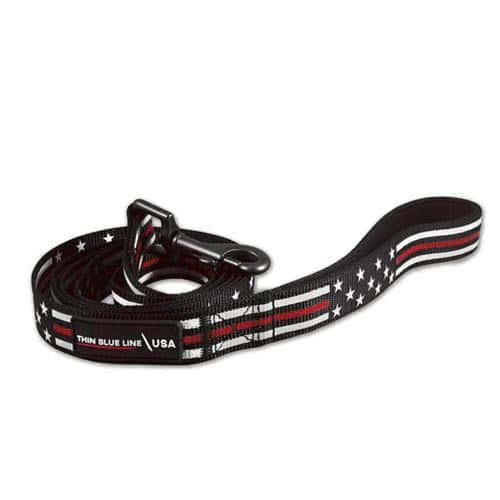 Thin Blue Line / Thin Red Line Stars & Stripes Dog Leash