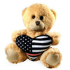 Thin Blue Line Teddy Bear with Thin Blue Line/Thin Red Line Heart - Other Accessories