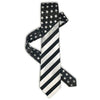 Thin Blue Line - Thin Red Line - Thin Silver Line Flag Tie - Clothing &amp; Accessories
