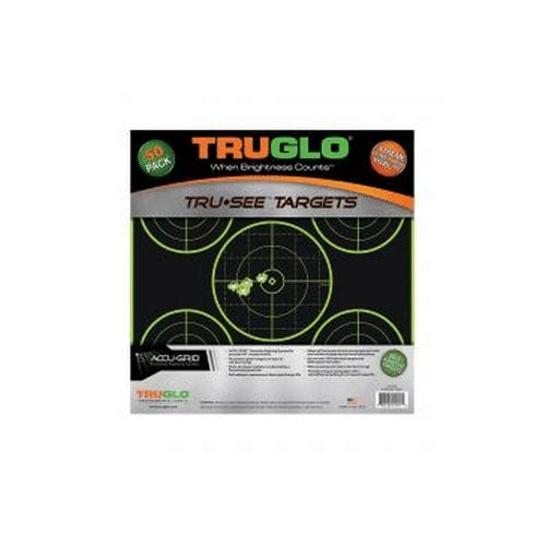 Truglo Splatter Target 5-Bullseye - Shooting Accessories