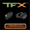 Truglo TFX Suppressor Height TG13GL How or Low - Shooting Accessories