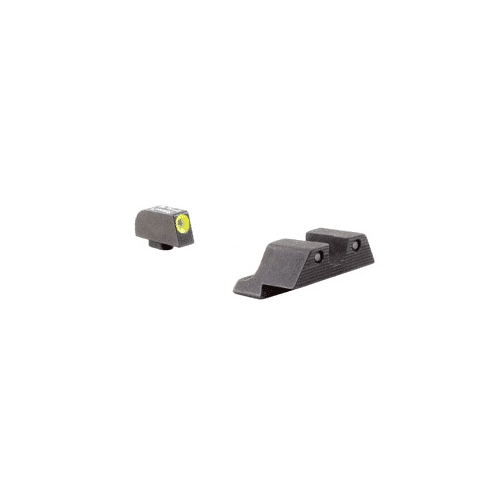 Trijicon Glock 17 / 17L / 19 / 22 / 23 / 24 / 26 / 27 / 33 / 34 / 35 / 38 / 39 / 45 HD Night Sights GL101 Yellow/Orange Outline - Shooting Accessories