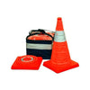 Pro-Line Traffic Safety 18" Collapsible Traffic Cone Kit (4) CC18 - Traffic Signs