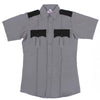 Two-Tone Short Sleeve Uniform Shirt - Clothing &amp; Accessories