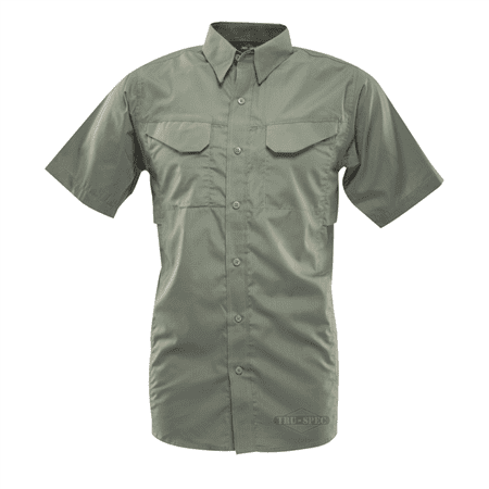 TRU-SPEC 24-7 Ultralight Short Sleeve Field Shirt - OD Green, XS