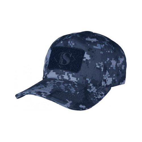 TRU-SPEC Contractor Cap - Midnight Navy Digital, 65/35 Polyester Cotton Rip-Stop