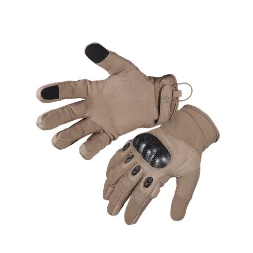 5ive Star Gear Tactical Hard Knuckle Gloves - Coyote, M
