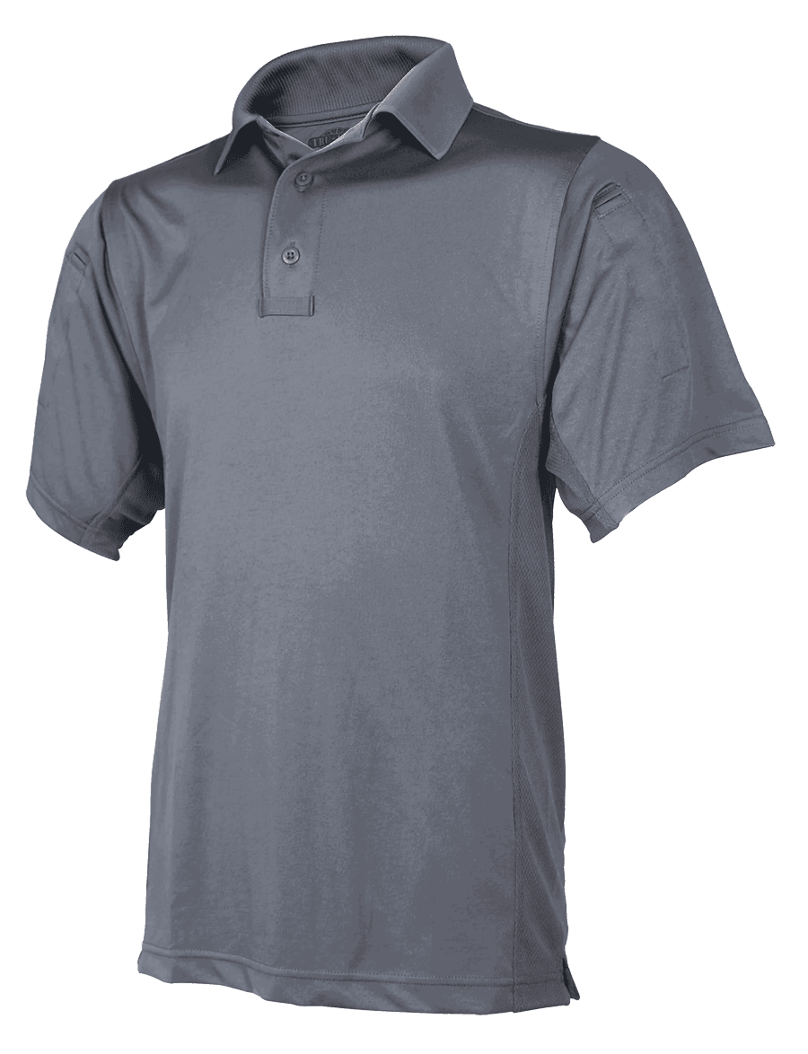 TRU-SPEC Short Sleeve Eco Tec Polo - Steel Grey, XS