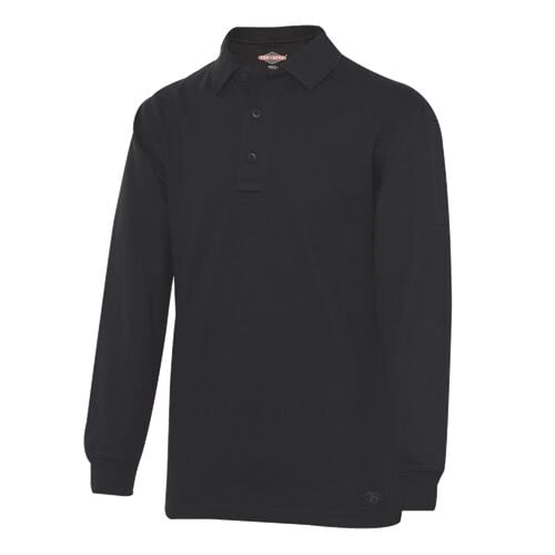 TRU-SPEC Original Long Sleeve Polo - Black, XS
