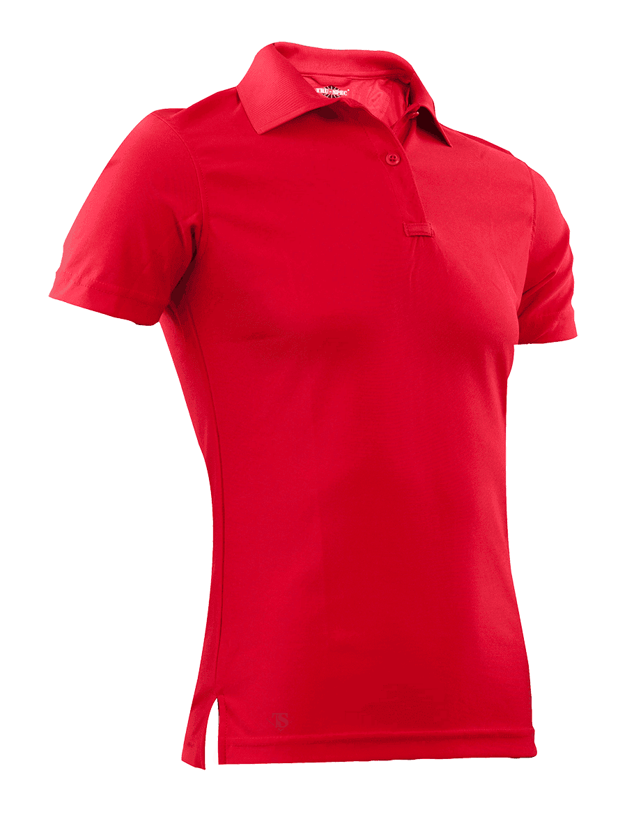 TRU-SPEC Women's Short Sleeve Performance Polo - Red, XS