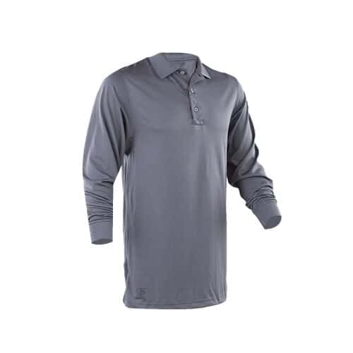 TRU-SPEC Long Sleeve Performance Polo - Steel Gray, XS