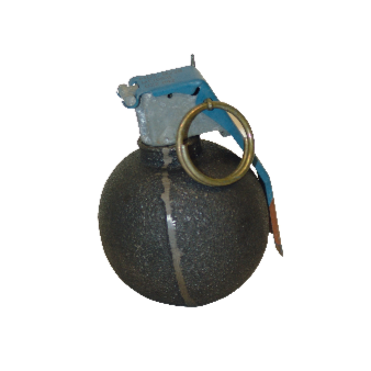 5ive Star Gear Inert Grenade Paperweight - Pineapple, Baseball, or Lemon Shaped - Baseball