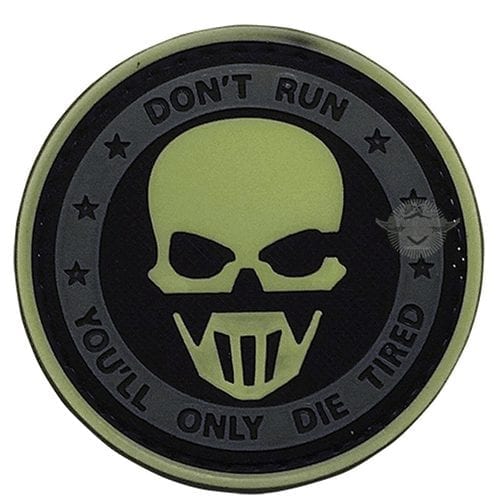 5ive Star Gear Don't Run Ghost Night Glow Morale Patch - Miscellaneous Emblems