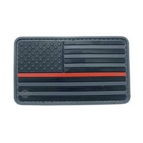 5ive Star Gear U.S. Flag Black w/ Red Stripe Morale Patch - Miscellaneous Emblems