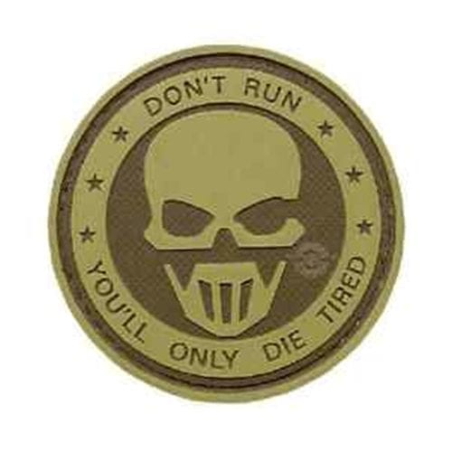 5ive Star Gear Don't Run - Ghost Morale Patch - Miscellaneous Emblems