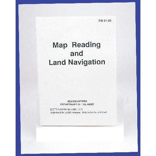 5ive Star Gear Map Reading & Land Navigation Manual - Survival &amp; Outdoors