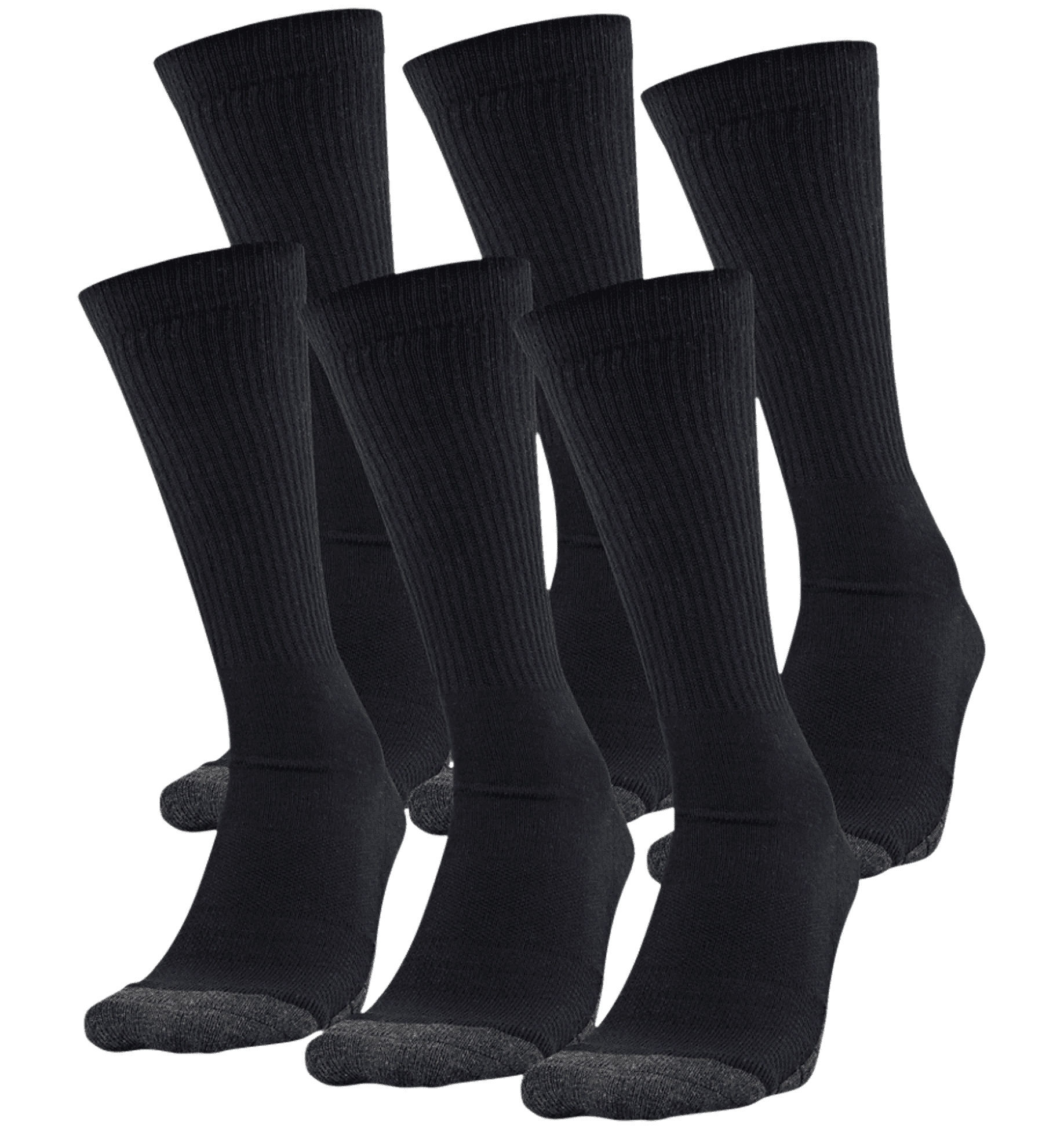 Under Armour Unisex UA Performance Tech Crew 6-Pack Socks - Clothing & Accessories