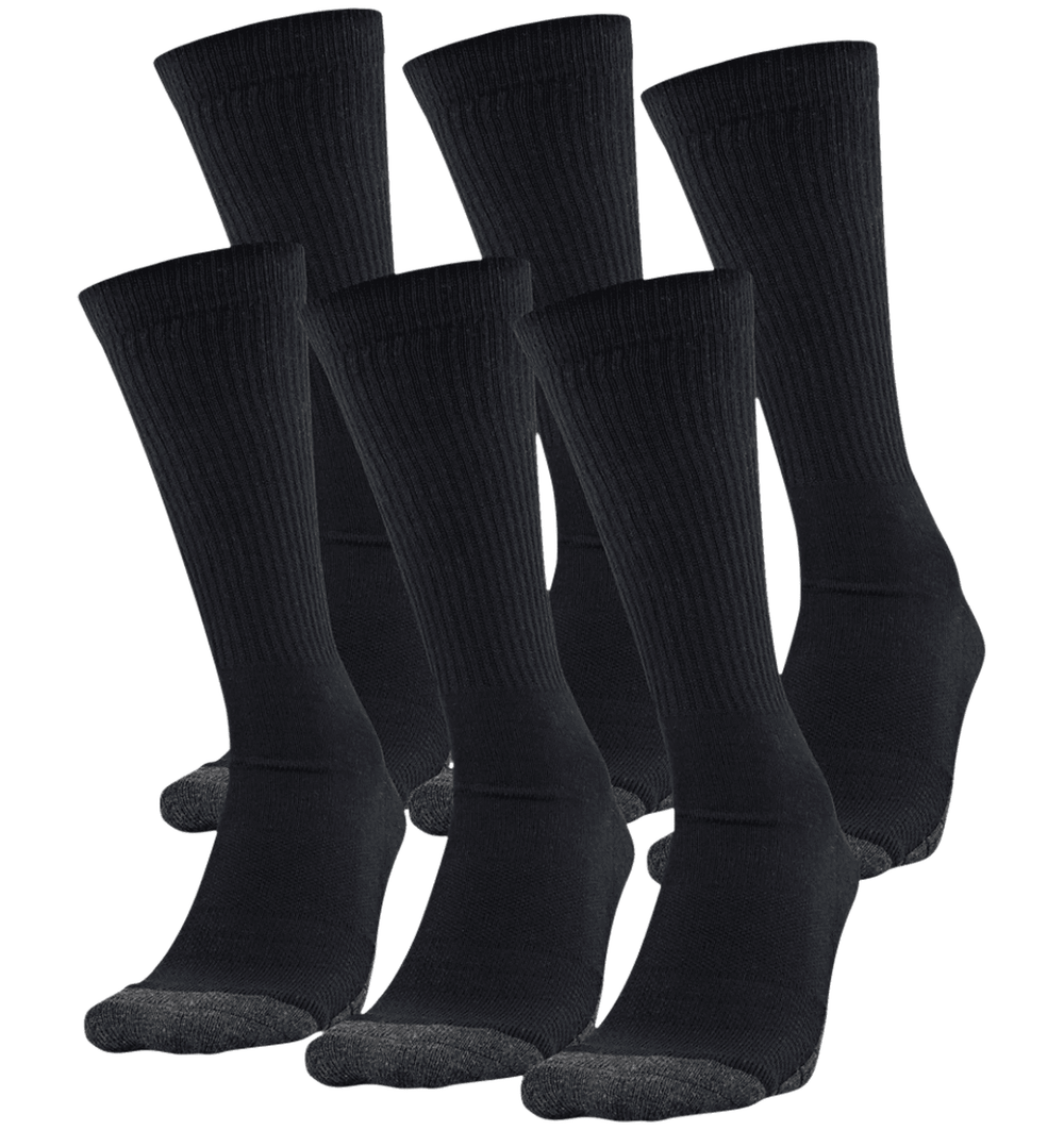 Under Armour Unisex UA Performance Tech Crew 6-Pack Socks - Clothing &amp; Accessories