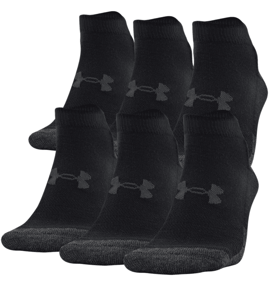 Under Armour UnisexPerformance Tech Low Cut Socks 6-Pack
