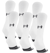Under Armour Unisex UA Performance Tech Crew 6-Pack Socks - White, XL