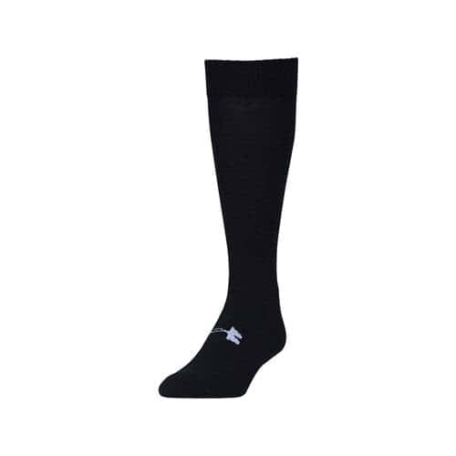 Under Armour Outdoor Over the Calf Socks - Black/Cabana Orange, M