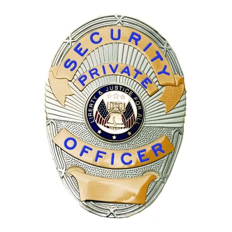 Private Security Officer Shield Badge - Badges & Accessories