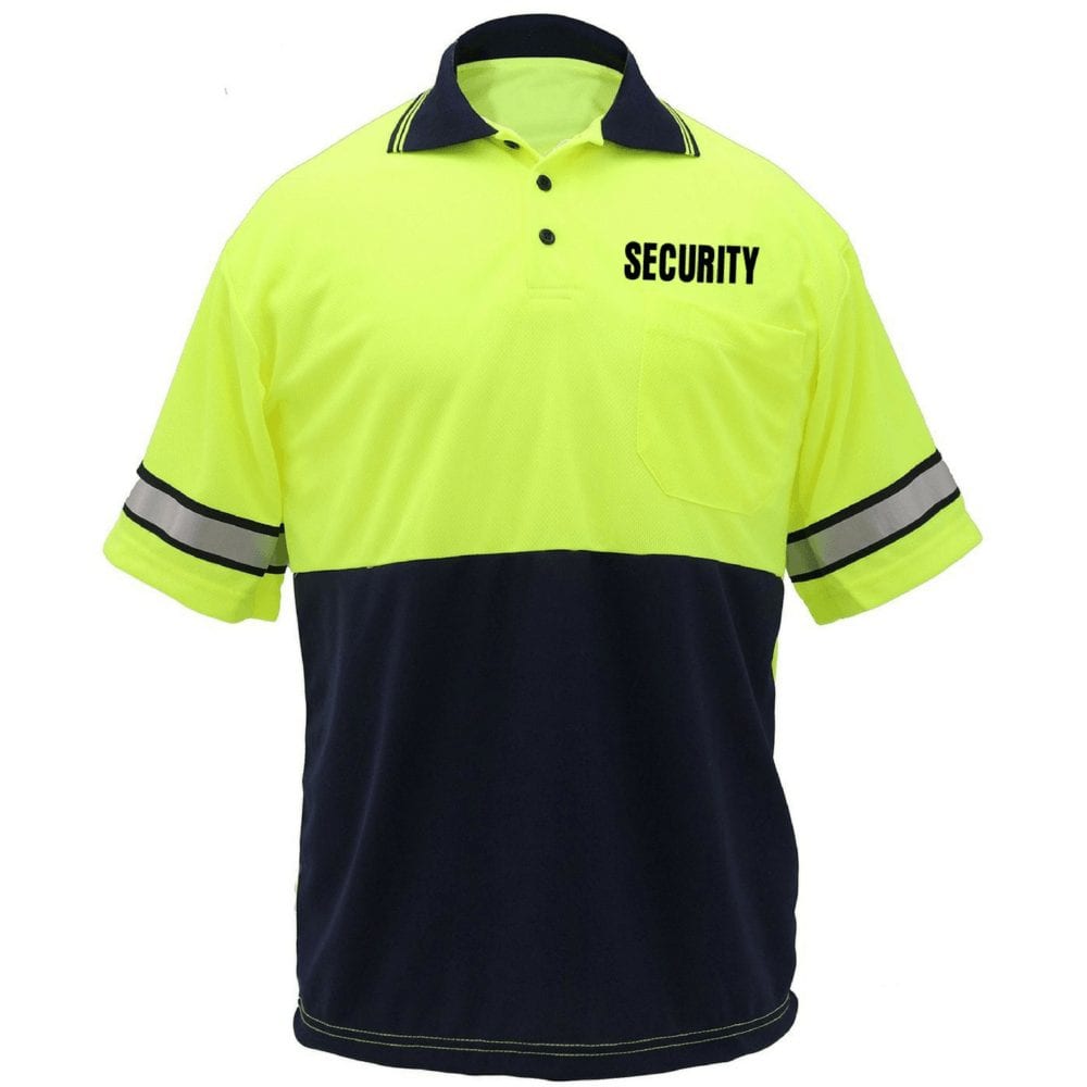 First Class Uniforms High-Visibility Bike Patrol Polo Shirt - Bike Patrol Clothing