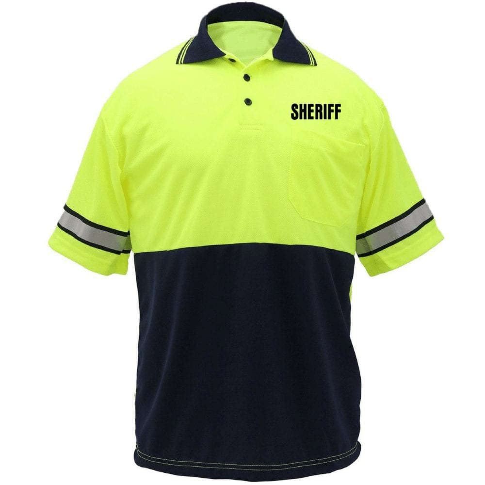 First Class Uniforms High-Visibility Bike Patrol Polo Shirt - Bike Patrol Clothing