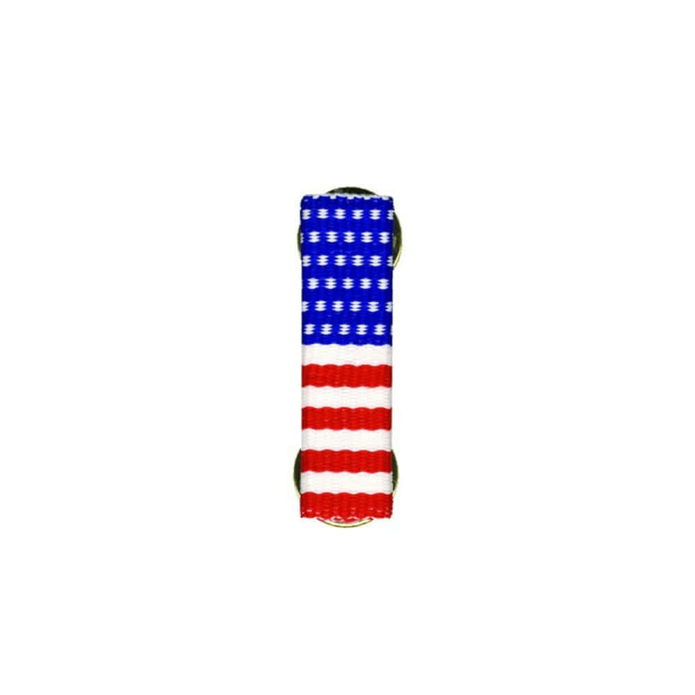 Rectangle American Flag Pin - Rank Insignia