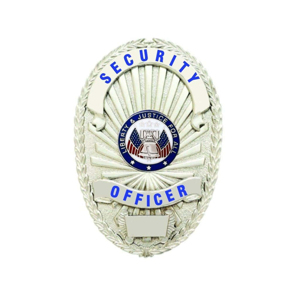 Security Officer Shield Badge Silver - Badges & Accessories