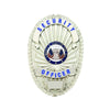 Security Officer Shield Badge Silver - Badges &amp; Accessories