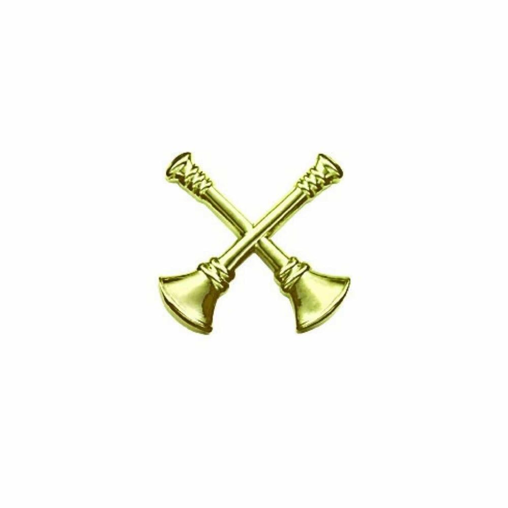 Fire Bugles Crossed - Captain - Silver