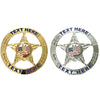 WCPB31-WCPB32 Custom Full Size Badges in Gold or Silver - Custom Badges