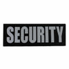 Security Back Silver Reflective Patch 4" x 10 7/8" - Miscellaneous Emblems